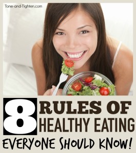 best healthy eating tips advice tone and tighten