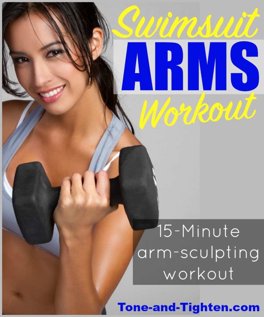 swimsuit arms workout sculpt tone and tighten