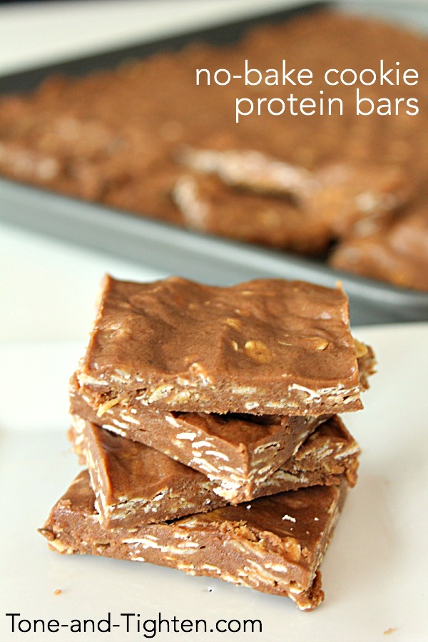 Homemade No-Bake Cookie Protein Bars