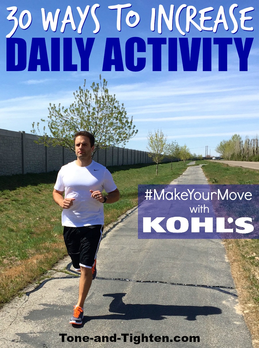 30 Ways To Be More Active – #MakeYourMove with Kohl’s