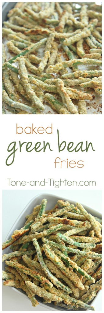 Oven Baked Green Bean Fries on Tone-and-Tighten