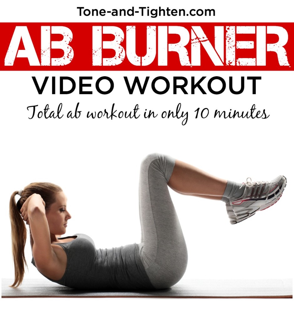 ab burner video workout tone tighten