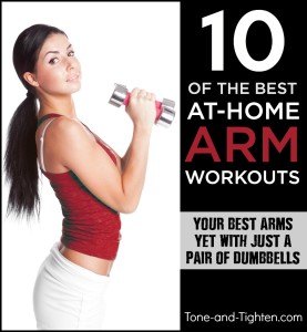 best at home arm workouts with dumbbells