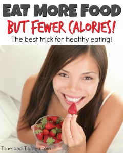 how to eat healthy diet tone tighten