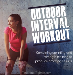 outdoor interval workout sprint strength tone tighten