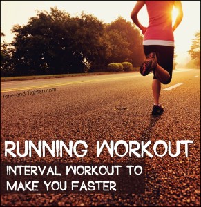 running workout for speed to make faster tone tighten