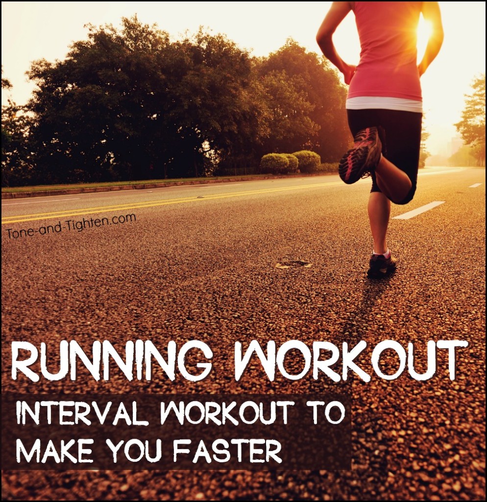 running workout for speed to make faster tone tighten