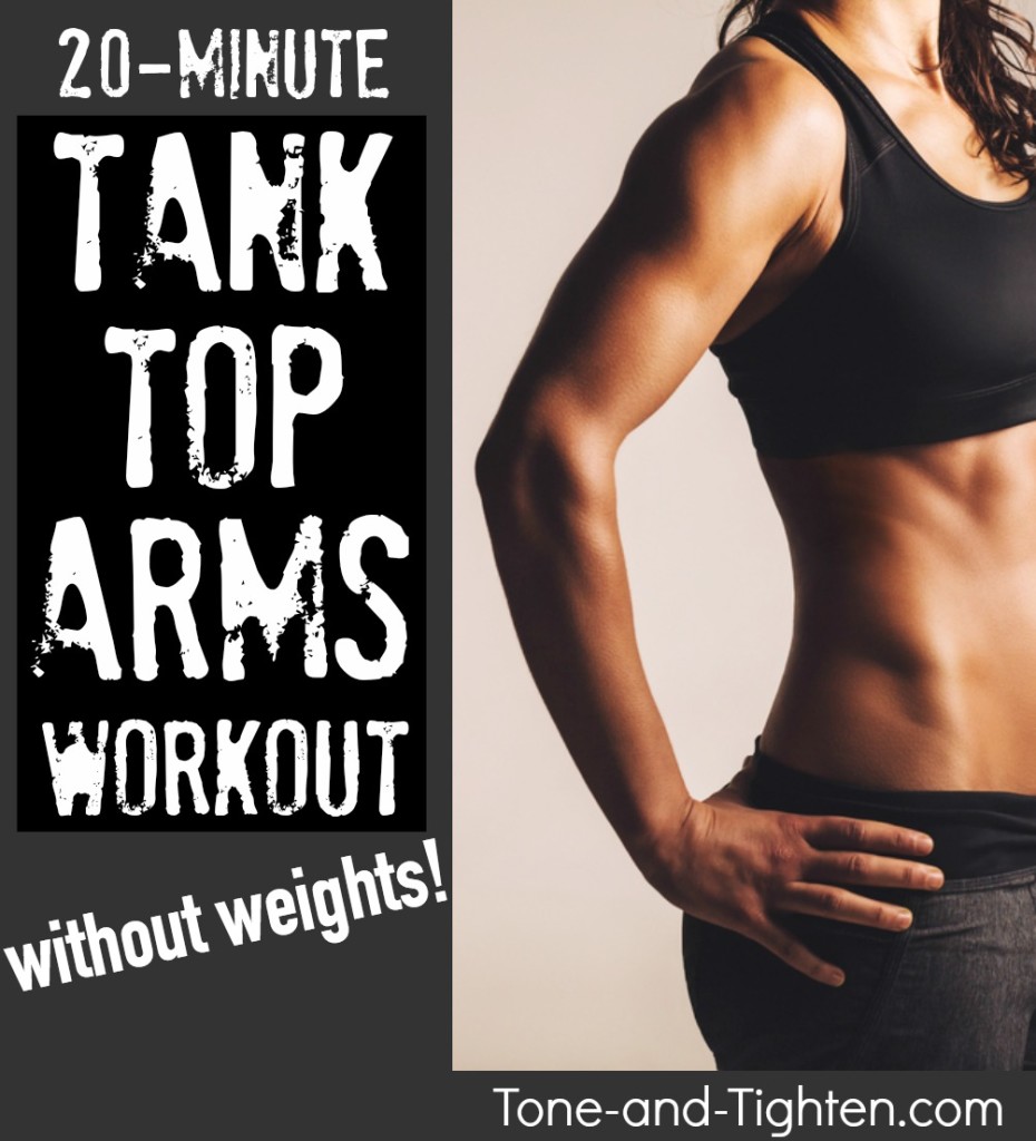 At-Home Arm Workout Without Weights | Tone and Tighten