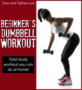 dumbbell workout beginners at home tone tighten