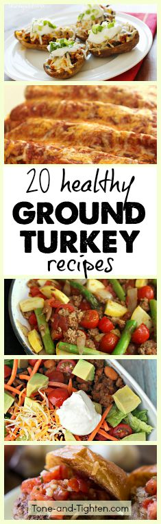 healthy ground turkey recipes tone tighten pinterest