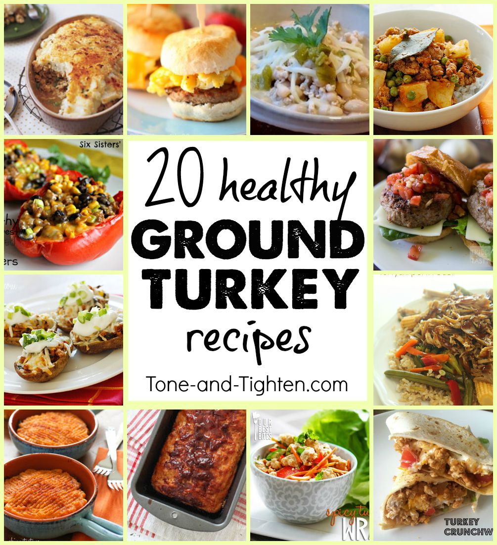 20 Healthy Ground Turkey Meal Recipes | Tone and Tighten