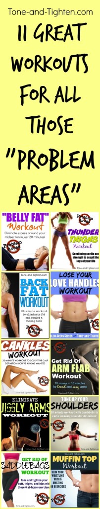 problem areas workouts pinterest