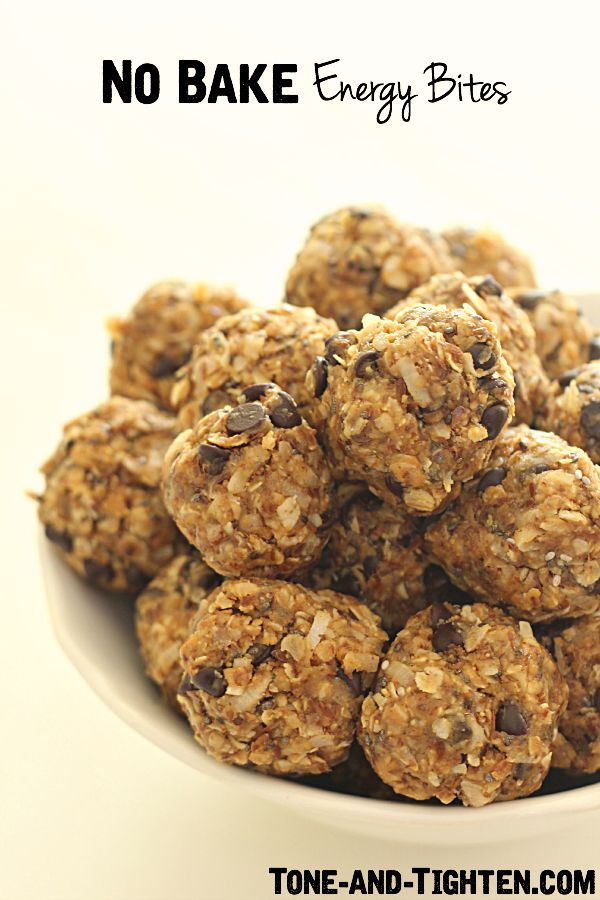 No Bake Cookie Energy Bites