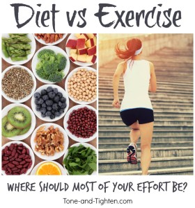 diet vs exercise what's better tone tighten