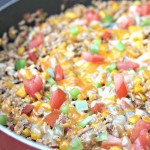 Ground Turkey Taco Skillet (One Pan Dinner)