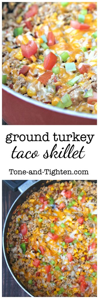 Ground Turkey Taco Skillet | Tone and Tighten