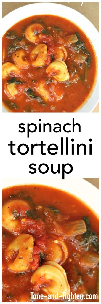 Spinach Tortellini Soup from Tone-and-Tighten.com