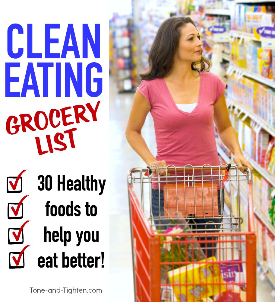 healthy grocery list to lose weight