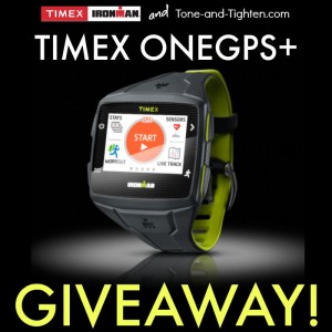 timex onegps+ giveaway tone tighten