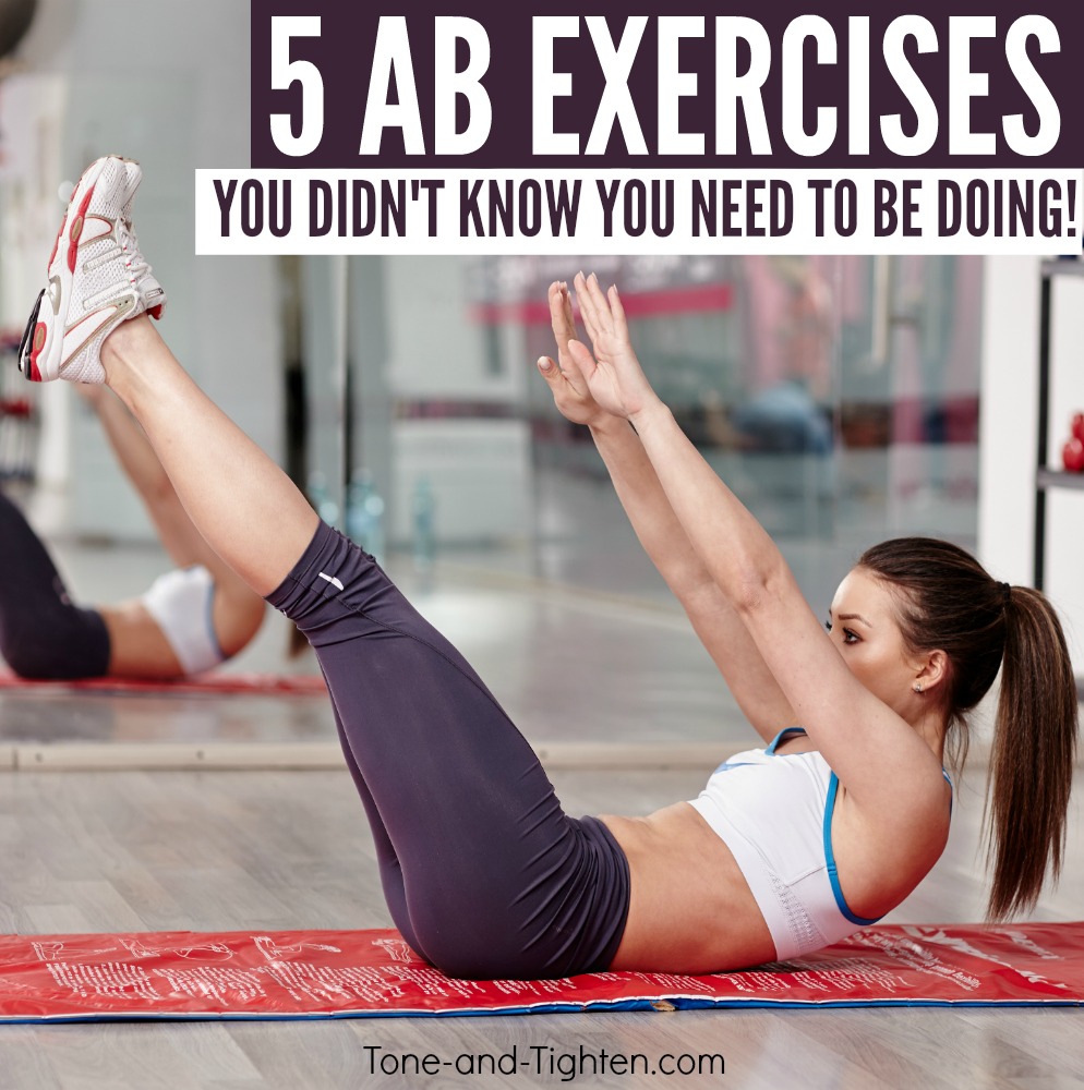 5 Exercises For 6 Pack Abs Tone And Tighten