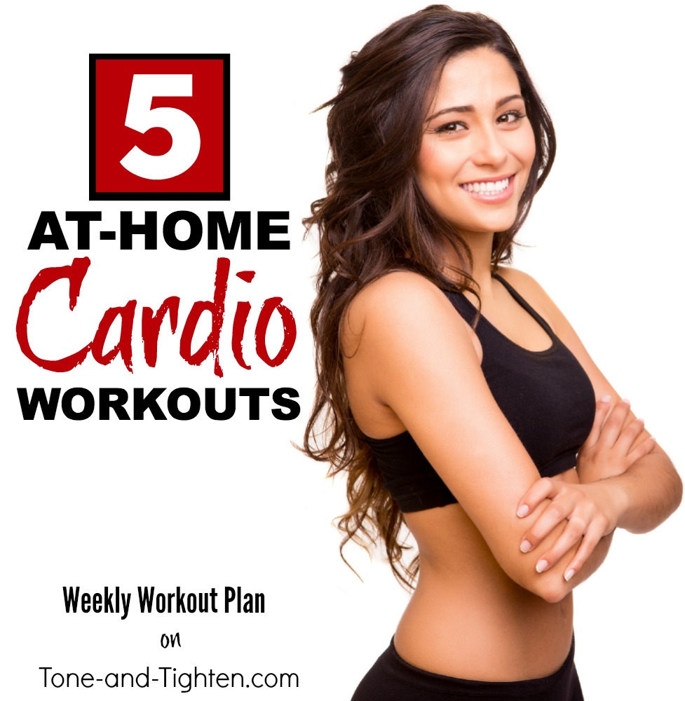 at home cardio workouts to tone and tighten