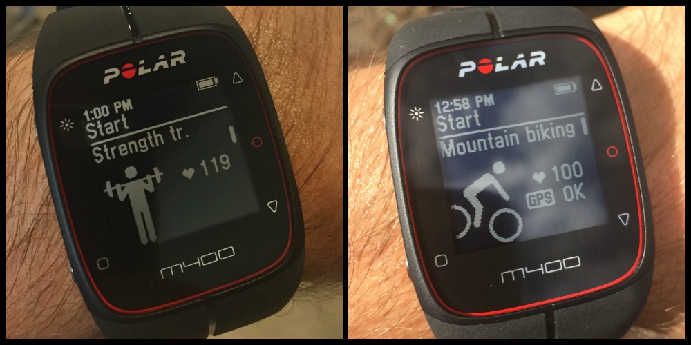 Polar M400 Sport Profiles