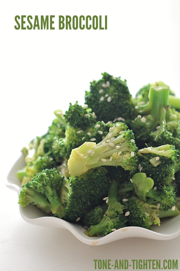 Brocoli au sésame sur Tone-and-Tighten.com