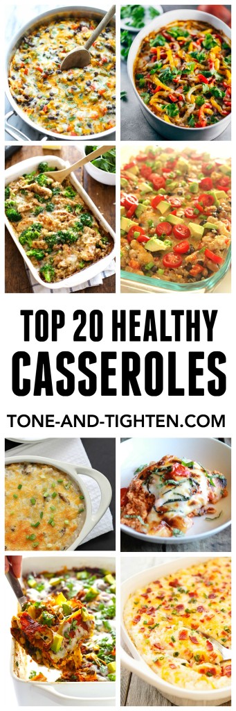 Top 20 Healthy Casseroles on Tone-and-Tighten.com