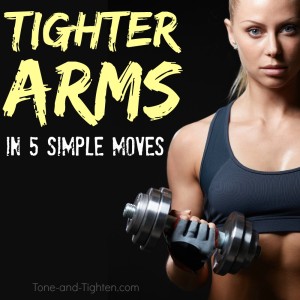 tone tighten arms workout at home