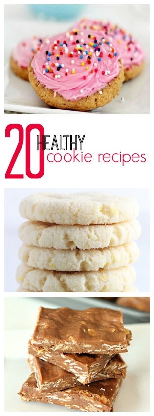 20 Healthy Cookie Recipes pin