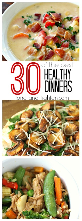 30 of the best healthy dinners pin