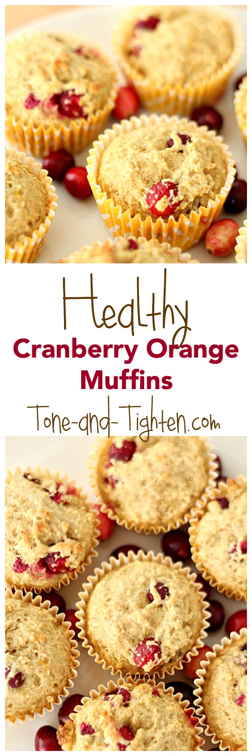 Healthy Cranberry Orange Muffins from Tone-and-Tighten.com