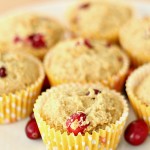 Healthy Cranberry Orange Muffins