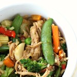 Slow Cooker Teriyaki Chicken and Vegetable Bowl
