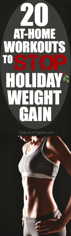 at home workouts to stop holiday weight gain pinterest