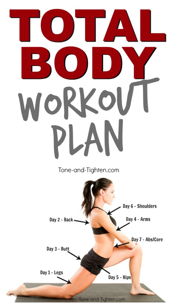 Total Body Weekly Workout Plan | Tone and Tighten