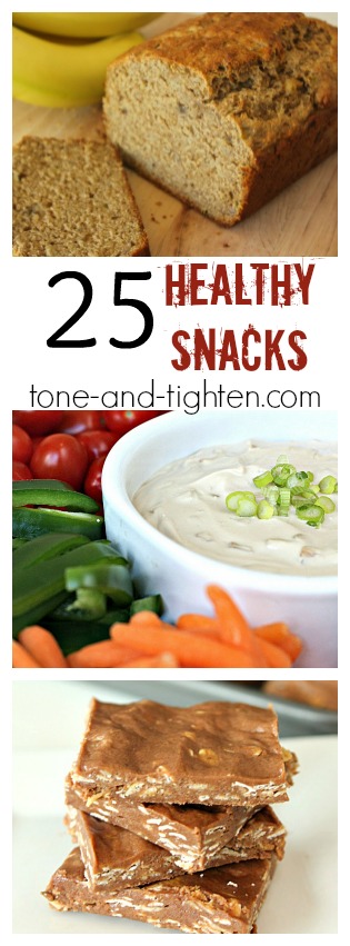 25 Healthy Snack Recipes from Tone and Tighten