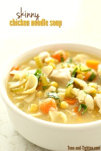 Skinny Chicken Noodle Soup on Tone-and-Tighten