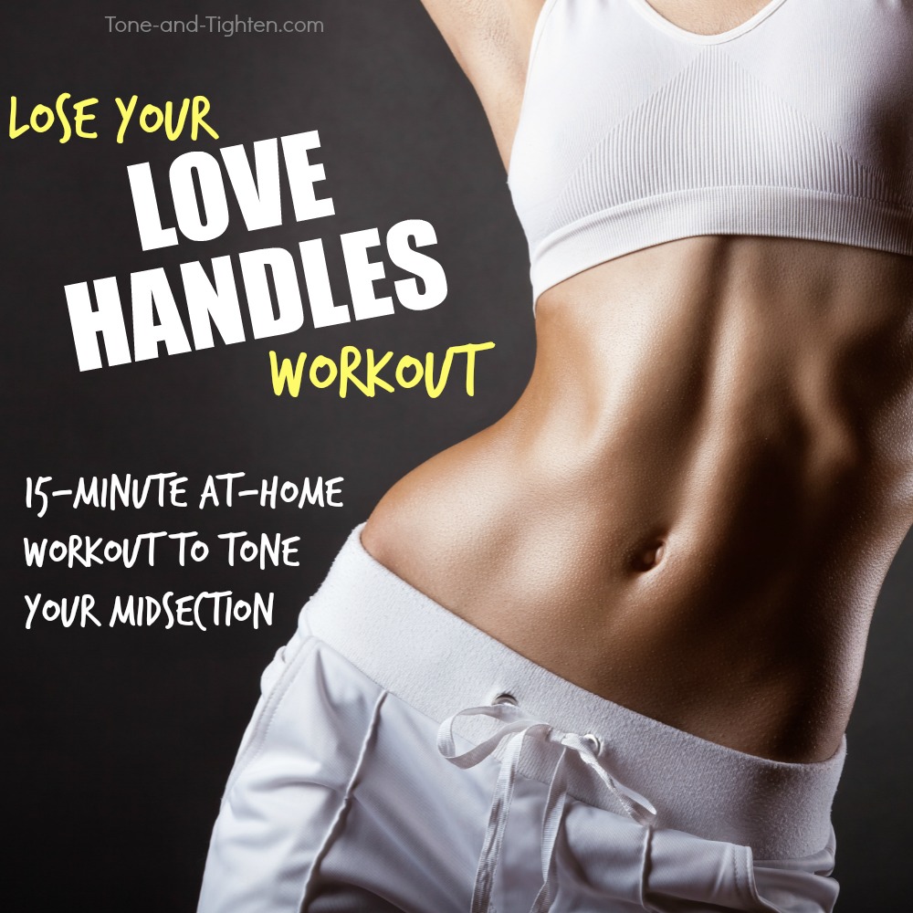at home workout for love handles