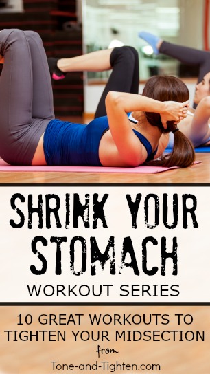 best workouts to shrink your waist stomach pinterest