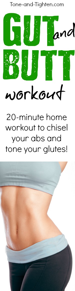 butt and abs at home workout tone tighten