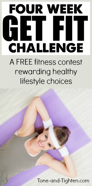 four week get fit challenge pinterest