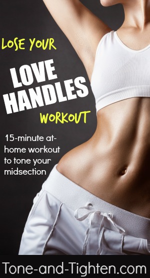 love handle workout at home pinterest