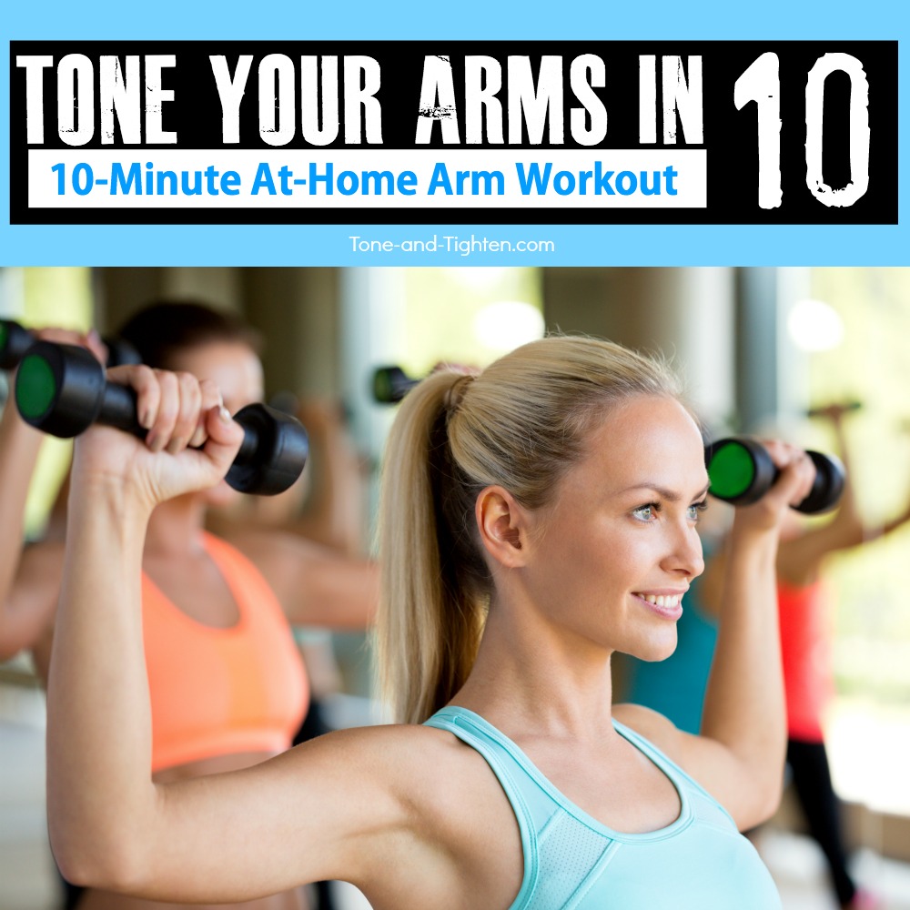 10 Minute Toned Arm Workout At Home Site Title