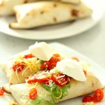Baked Chicken Chimichangas