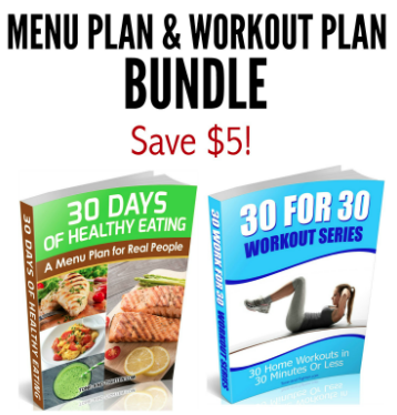 30 Day Healthy Menu Plan + 30 Day Workout Series