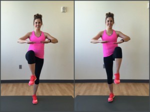high knees exercise