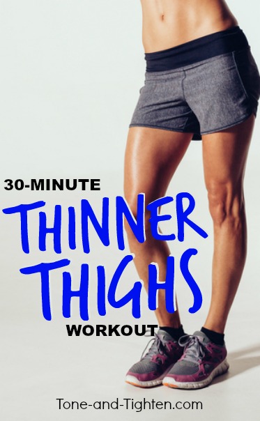 thinner thighs workout tone tighten pinterest