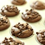 Chocolate Peanut Butter Banana Blender Muffins