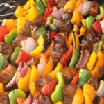 Marinated Steak and Vegetable Kabobs